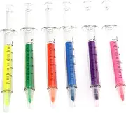 COHEALI 6pcs Highlighter Pens in Vibrant Colors Fluorescent Writing Tools for Note Taking DIY Doodling and Creative Projects for Students Teachers and Office Use