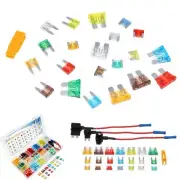 330Pcs Mini Small Medium 5A-30A Blade Fuse Assortment Kit with Box For Car SUV