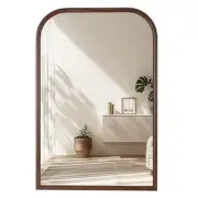 24"x36" Arch Wall Mirror Bathroom Mirror for Wall Mounted, Tempered Glass,