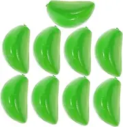 ERINGOGO Artificial Garlic Clove Models 9pcs Set Vegetable Decor Fake Garlic Flakes for Display
