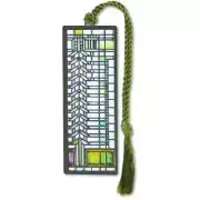 Casement Window - Brass Bookmark - Frank Lloyd Wright