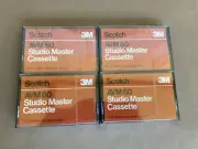 Scotch AVM 60 Cassette Tapes 4 Studio Master Cassette for Mastering Applications