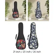 Ukelele Carrying Case Musical Sheet Case for Soprano Concert Tenor Storage