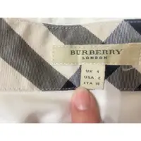 在飛比找蝦皮購物優惠-黑標  英國 burberry│ 女款經典長袖白襯衫  二手