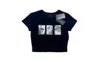 TECHNO essentials Women High Quality Crop Top Slim Fit 100% Organic Cotton/S