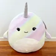 Squishmallow Marianovella The Tie-Dye Narwhal - 31cm / 12"