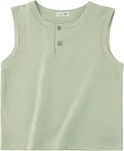 [HahaNice] Toddler Tank Tops Boys Summer Cotton Sleeveless Shirts Casual Tops for Kids