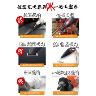 日本【idea-auto】買一送一 免運 強炫風乾濕兩用吸塵器DC12V(黑)+贈抖音爆紅吸盤手機架 車用吸塵器 風力強