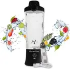 Kitchen Guru Personal Blender Smoothie Juice Mixer Portable Bottle 600ML Black
