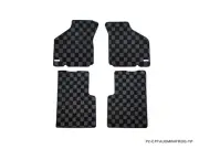 PHASE 2 RACE FRONT & REAR FLOOR MATS FOR 67+ AUSTIN MINI MK2 LHD