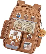 [Generic] Funny Backpack,Cute Animal Schoolbag - Large Capacity Backpack, School Supplies Waterproof Bag for Books Stationery
