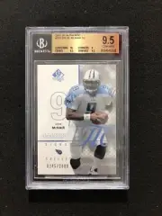 2002 Upper Deck SP Authentic STEVE MCNAIR #103 BGS 9.5 GEM MINT 0245/2000