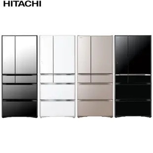 HITACHI 日立 RXG680NJ 六門冰箱 676L 日本原裝【12期0利率】