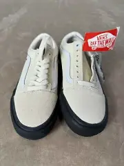 NWT Vans Mens Old Skool Pro Skateboard Classic Shoes Ivory 721454 US 6.5