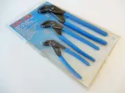 NOS Vintage Channellock GripLock 3-Pc Tongue & Groove Plier Set 6.5" 9.5" 12"