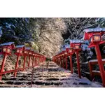 【小巷】風景寫真 日本風景 冬季絕景 貴船神社 京都 (YANOMAN, 1000片, 10-1435, 日本拼圖）