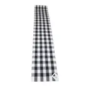 Kinara Madison Buffalo Check Dark Blue & White Table Runner 13x72 inches