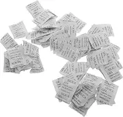 NOLITOY 50pcs Desiccant Jewelry Food Dry Bags Moisture Absorbers Bag Silica Packets Moisture Absorbers for Storage Car Dehumidifier Moisture Absorbers for Cars Silica Gel White