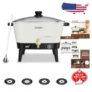 Real-Time Temperature Monitor Wax Melter for Soy and Paraffin Candle Making