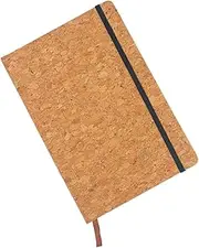 EXQUIMEUBLE Daily Office Writing Notepad Business Strap A5 Travel Recording Journal Smooth Writing Lightweight for Diary Notes Memo Meeting