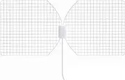 RGTech Monarch 50 Transparent Indoor HDTV Antenna - 50 Miles Range Multi-Directional Reception Paper Thin HDTV Antenna for Maximum UHF/VHF/FM/USB TV Tuner/DVB-T/DVB-T2/DAB Radio Reception