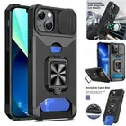 For Apple iPhone 13 12 11 Pro Max XR XS Case Armor Rugged Shockproof Ring Cover
