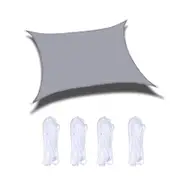 3/4*5m 5*6m 6*8m Uv Protection 70% Waterproof Oxford Cloth Outdoor Sun Sunscreen Shade Sails Net Canopies Yard Garden Encrypted
