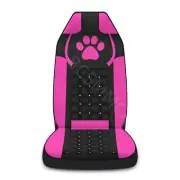 Pink Footprin Car Front Seat Protector Cushion Cover High Back Bucket Seat Cover (for: Volkswagen)
