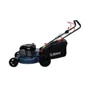 ApexSpace Petrol 55cm (21") 161cc Push Lawn Mower – Briggs & Stratton Engine – Dark Teal Black Orange