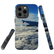 For Apple iPhone 13 Pro Max Case, Armour Back Cover, Sky Clouds From Plane