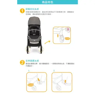 Joie奇哥 tourist自動秒收推車｜i-Snug™2 嬰兒提籃汽座｜嬰兒推車(可登機)【六甲媽咪】