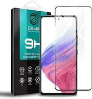 [ZUSLAB] Screen Protector for Galaxy A53 5G Screen Protector, Tempered Glass Film 9H Hardness for Samsung - Black