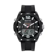 Kenneth Cole Reaction Men's Analog Digital Watch Silicone Strap KRWGP2651701