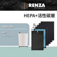 在飛比找PChome24h購物優惠-RENZA適用 尚朋堂 SA-2268DC 空氣清淨機 HE