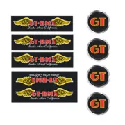 GT - Santa Ana Black decal set - Old school bmx