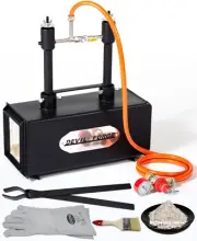 DFPROF2 GAS PROPANE FORGE Furnace Burner Knife Making Blacksmith Farrier
