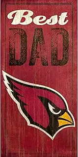 Fan Creations Arizona Cardinals Best Dad Sign, Multicolored