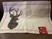 St. Nicholas Square Christmas Buck Place Mat New with Tag