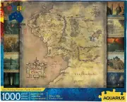 Lord of the Rings Map Puzzle (1000 Piece Jigsaw Puzzle) - Glare Free - Precision