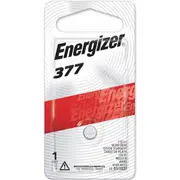 Energizer 377 Silver Oxide Watch Button Battery each