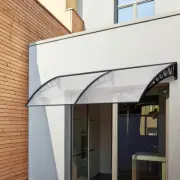 Instahut Window Door Awning 1mx2.4m Transparent Hollow Sheet Plas AU Stock ✨