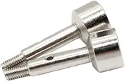 Vaveren 2 Pieces RC Rear Wheel Axle Cups Metal Wheel Stub Axle Shafts Upgrade Easy to Install RC Part for Wltoys 1:12 Scale RC Truck