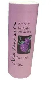 Avon Naturals Talc Dewberry 100 Grams AUS STOCK, FREE POSTAGE