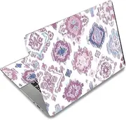 SUPERDANT Laptop Notebook Skin Sticker Laptop Protective Film Notebook Art Protection Universal Reusable Notebook Art Sticker Suitable for 12-15.6 Inch Pink Watercolour Style Tribal