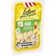 Latina Fresh Kids Mini Ravioli Pasta Cheese & Vegetable 200g