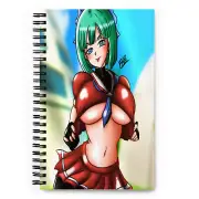 Bulma Karin– Anime Spiral Notebook Journal | Exclusive Art by FlameMasterZ