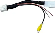 Autokemat 16 Pins Reverse Backup Rear View Camera Harness Adapter Connector Compatible with for Toyota Prius Scion xD xB Avalon Camry Subaru