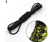 Elastic Locking Trainer Running Jogging Shoelaces Shoe Laces for Men Women Black