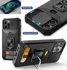 Tough Ring Case for iPhone 13 mini Pro Max, Supports Wireless Charging&Car Mount