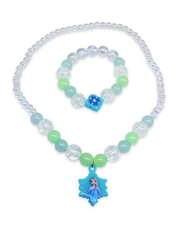 [Frozen] Disney Glow in The Dark Necklace & Bracelet in Multi